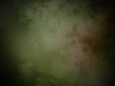 Siyah kenarlı yeşil ve kahverengi bir arka plan.