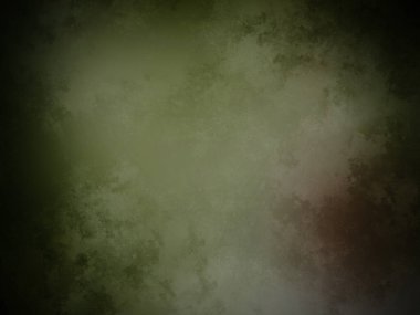 Bir saatin bulanık görüntüsüne sahip yeşil ve kırmızı bir arkaplan