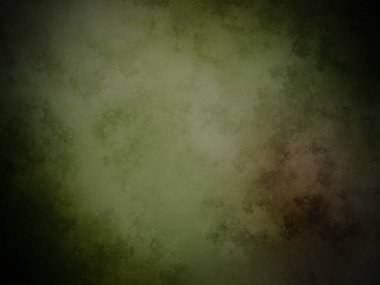 Siyah kenarlı yeşil ve kahverengi bir arka plan.