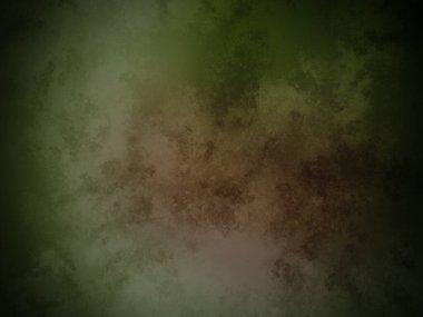 Siyah kenarlı yeşil ve kahverengi bir arka plan.