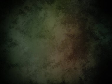 Koyu yeşil ve kahverengi bir arka plan ve soluk bir etki