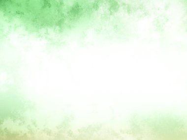 Gökyüzü ve bulutları olan yeşil ve beyaz bir arkaplan