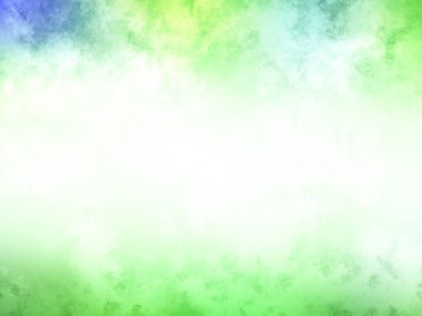 Beyaz kenarlı yeşil ve mavi bir arkaplan