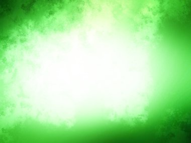 Ortasında ışık olan yeşil bir arkaplan
