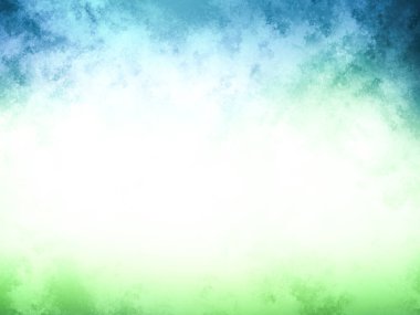 Beyaz ve siyah kenarlı yeşil ve mavi bir arkaplan