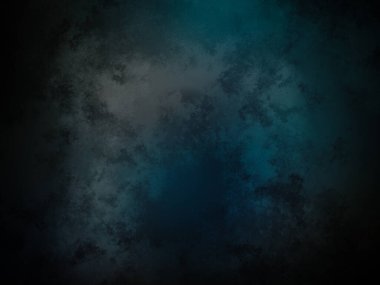 Koyu mavi ve siyah arkaplan ve beyaz saat.