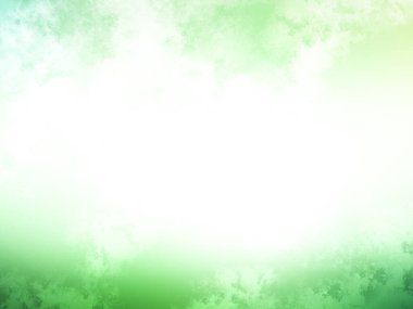 Bulanık gökyüzü ile yeşil ve beyaz bir arkaplan