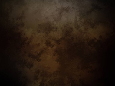 Koyu kahverengi ve siyah arkaplan ve saat.