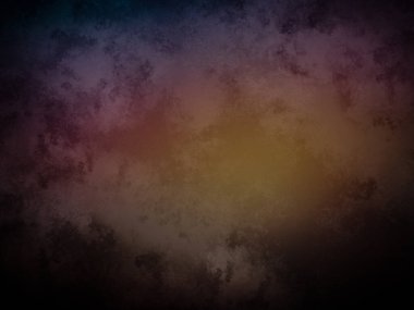 koyu renkli bir arka plan, sarı ve mor renkli.