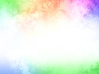 Renkli bir arkaplan ve gökkuşağı renklerinde