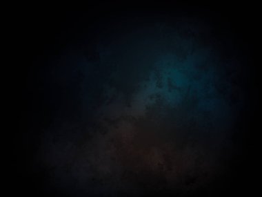 Koyu mavi ve siyah arkaplan ve bulanık saat görüntüsü