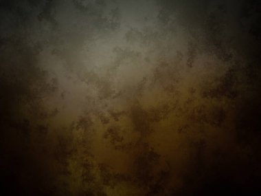 Üzerinde saat olan karanlık ve kirli bir duvar.