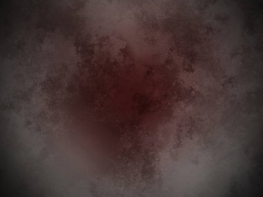 Karanlık bir arkaplanın ortasında kalp şeklinde bir nesne