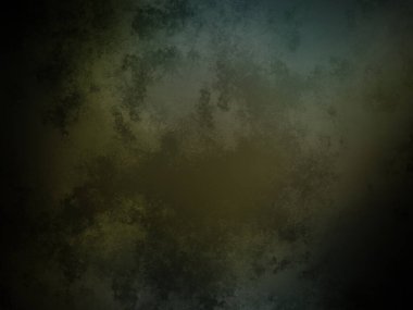 Siyah ve beyaz saati olan siyah ve yeşil bir arka plan.