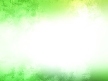 Bulanık efektli yeşil ve beyaz bir arkaplan