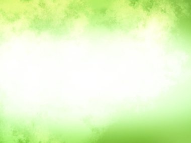 Bulanık efektli yeşil ve beyaz bir arkaplan