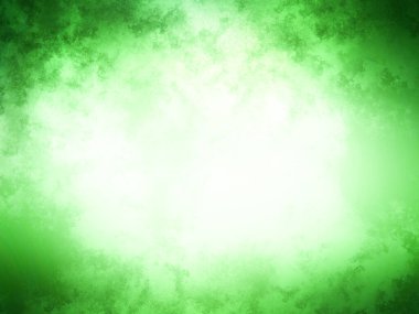 Ortasında ışık olan yeşil bir arkaplan