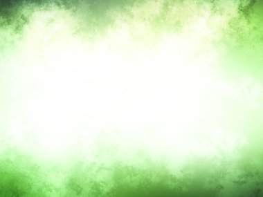 Bulanık efektli yeşil ve beyaz bir arkaplan