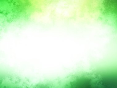 Bulanık efektli yeşil ve beyaz bir arkaplan