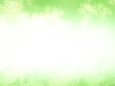 Gökyüzü ve bulutları olan yeşil ve beyaz bir arkaplan