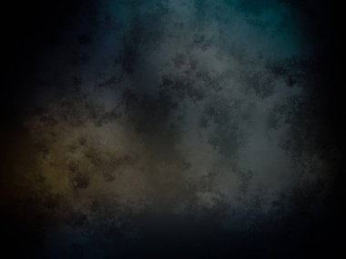 Koyu mavi ve yeşil arka plan ve beyaz saat.