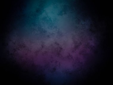 Koyu mavi ve mor bir arka plan ve soluk bir etki