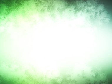Bulanık ışıklı yeşil ve beyaz bir arkaplan