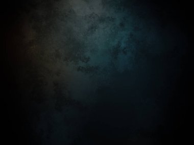 Koyu mavi ve siyah bir arkaplan ve köşeden gelen bir ışık.