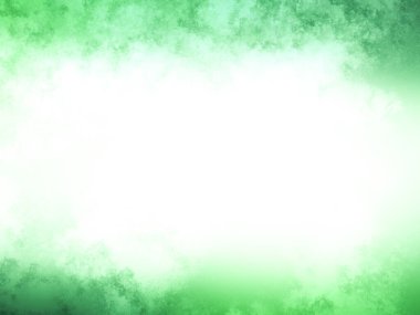 Bulanık kenarlı yeşil ve beyaz bir arkaplan