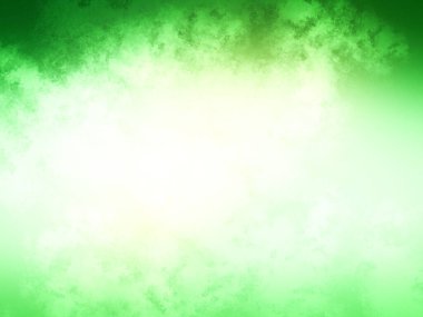 Bulanık efektli yeşil ve beyaz bir arkaplan