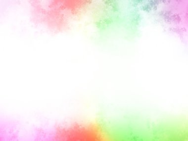 Metin için beyaz boşluğu olan gökkuşağı renkli bir arkaplan