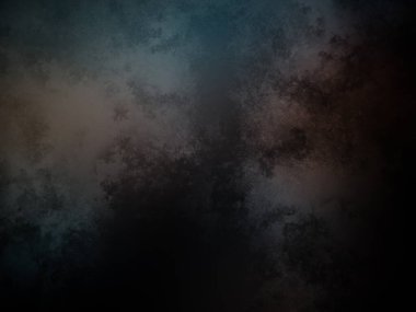 koyu bir arkaplan, mavi ve siyah renkli.