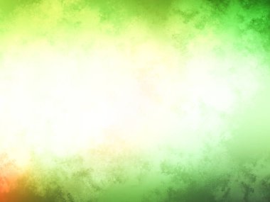 Bulanık efektli yeşil ve turuncu bir arkaplan