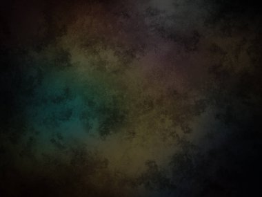 koyu renkli bir arkaplan ve yeşil ve mavi bir merkez