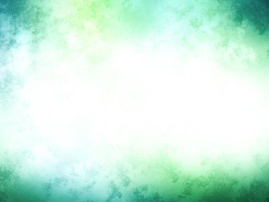 Beyaz kenarlı yeşil ve mavi bir arkaplan