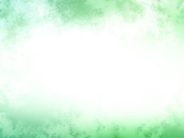 Gökyüzü ve bulutları olan yeşil ve beyaz bir arkaplan