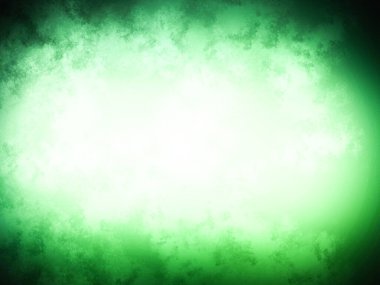 Ortasında ışık olan yeşil bir arkaplan
