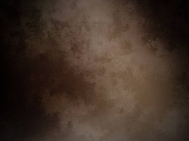 Kahverengi ve siyah arkaplan ve beyaz saat.