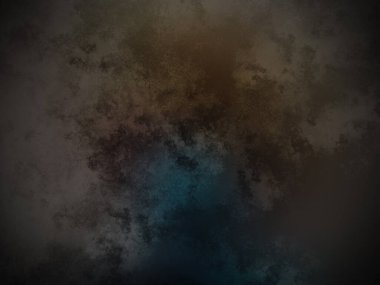 Siyah ve beyaz saati olan siyah ve mavi bir arkaplan.