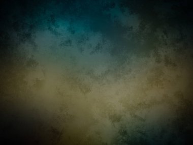 Koyu mavi ve yeşil arkaplan ve soluk bir doku.