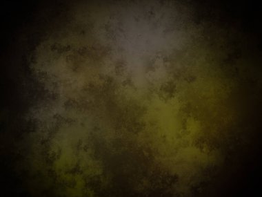 Üzerinde saat olan karanlık ve kirli bir duvar.