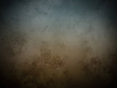 Eskimiş efektli kahverengi ve mavi bir arkaplan