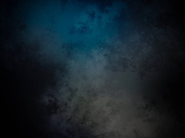 Koyu mavi ve siyah arkaplan, beyaz ve siyah saat.