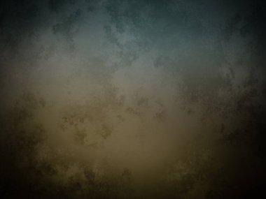 Üzerinde saat olan karanlık ve kirli bir duvar.