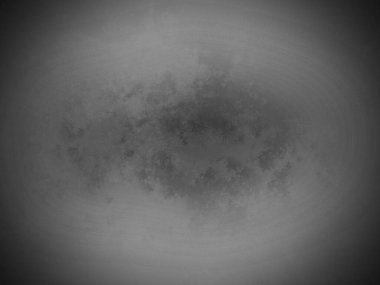 Dairesel bir nesnenin siyah beyaz fotoğrafı