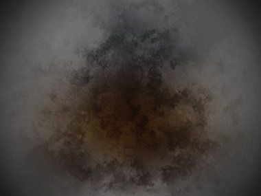 Siyah ve kahverengi soyut bir arka plan ve karanlık bir merkez.