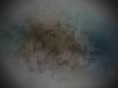 Mavi ve yeşil arkaplanlı siyah ve beyaz bir fotoğraf