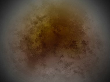 Siyah arka planda sarı ve kahverengi bir madde.