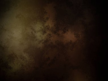 Koyu kahverengi ve siyah arkaplan ve saat.