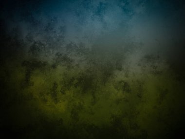 Siyah arkaplanı olan yeşil ve mavi bir arkaplan